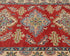 3x5 Red Kuba Afghan Hand Knotted Wool Area Rug